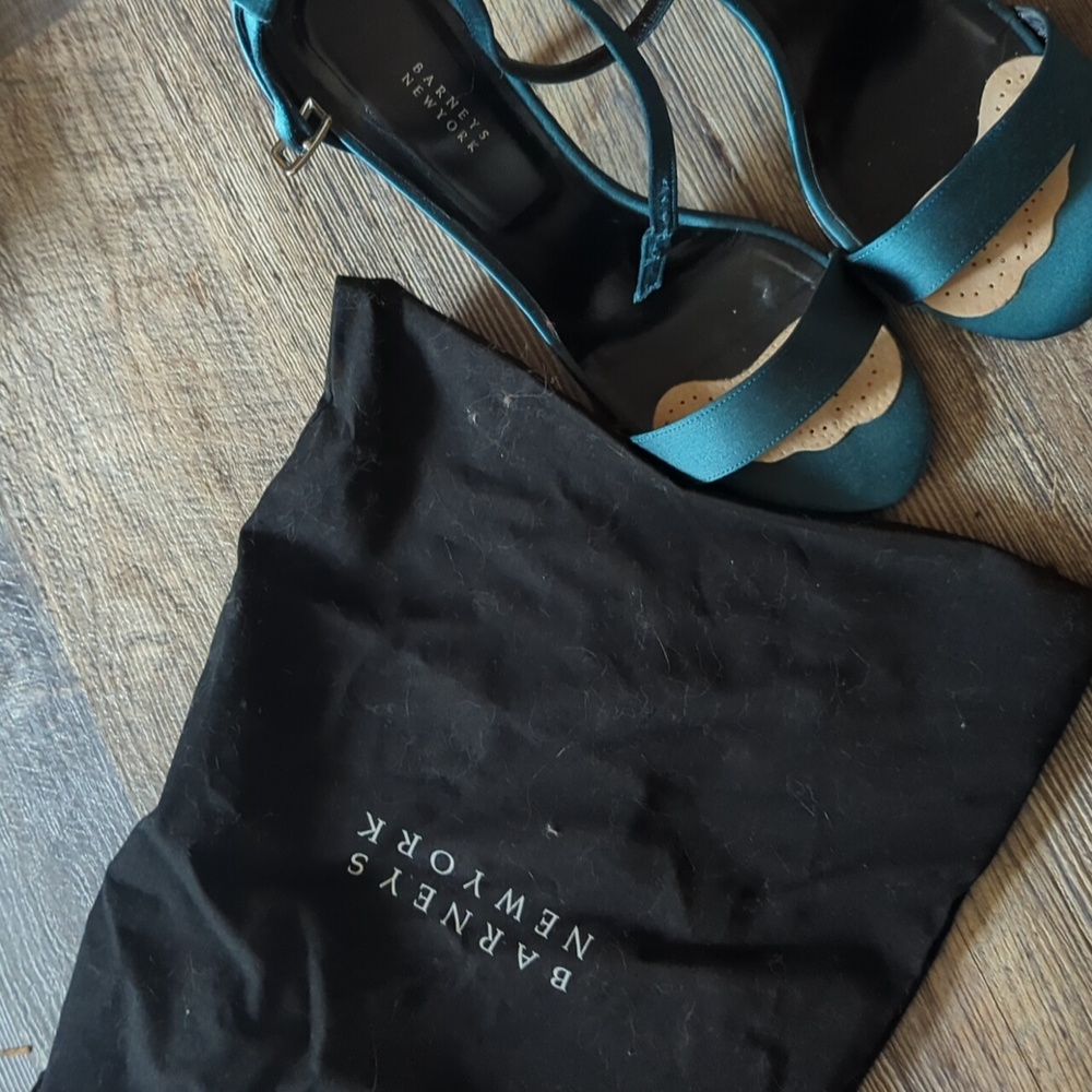 Barney's Satin Heels - Picture 7 of 7